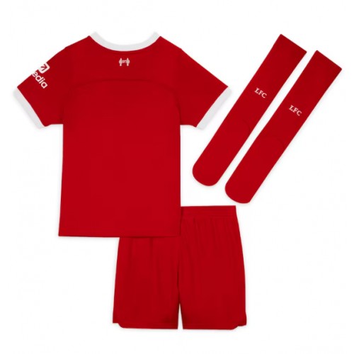 Maillot de foot Liverpool Domicile enfant 2023-24 Manches Courte (+ pantalon court)